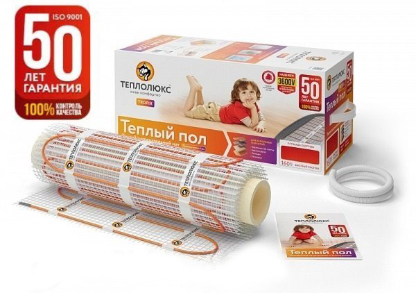 Кабельный теплый пол ТЕПЛОЛЮКС TROPIX МНН